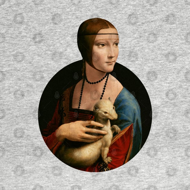 Lady with an Ermine by Da Vinci by ArtOfSilentium